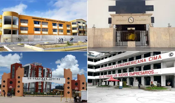 Las 7 universidades peruanas que deberán cesar actividades en 2024 tras no recibir licenciamiento de Sunedu