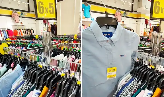 Peruano va a remate de ropa y encuentra camisa de conocido banco en oferta: “¿Qué fue mano?”