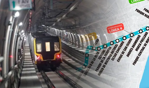 La Línea 3 del Metro de Lima será el segundo tren subterráneo de Perú y conectará 13 distritos en menos de 1 hora