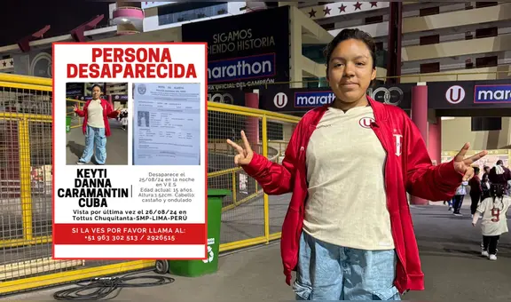 Villa El Salvador: familia busca a menor desaparecida que salió de su casa con destino a SMP