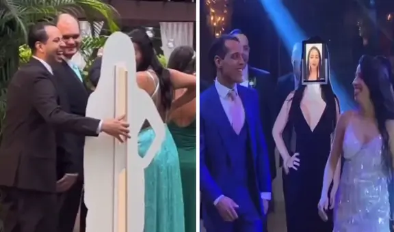 Joven no pudo ir a matrimonio, pero se contactó por videollamada durante toda la fiesta