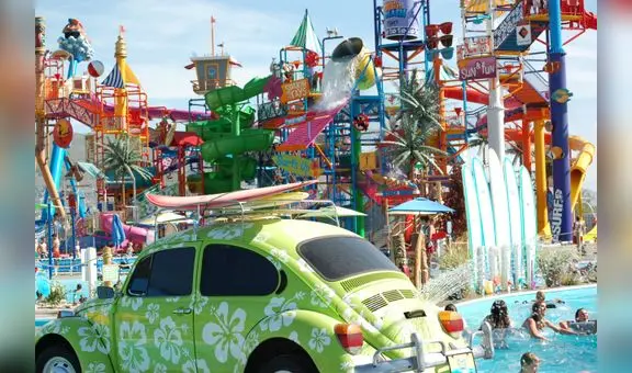 Este es uno de los mejores parques acuáticos de Estados Unidos: recrea las playas de California