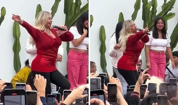 ¡Inesperado! Susy Díaz causa furor en la PUCP y universitarios entonaron 'Vive la vida'