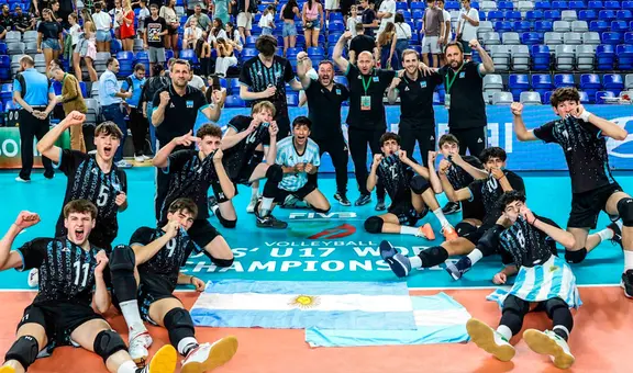 ¡Muchaachooos! Argentina derrota 3-2 a España y va a la final del Mundial de Vóley Masculino Sub-17