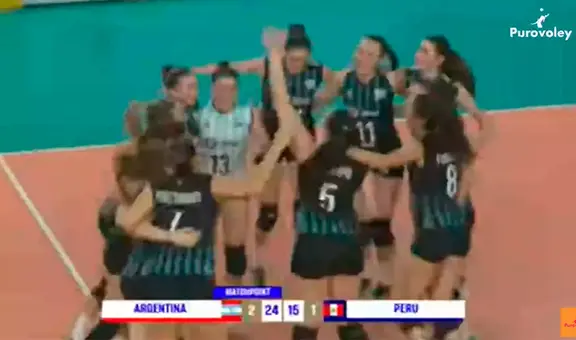 Perú perdió 3-1 ante Argentina, pero aún puede luchar por un cupo al Mundial de Vóley Sub-19