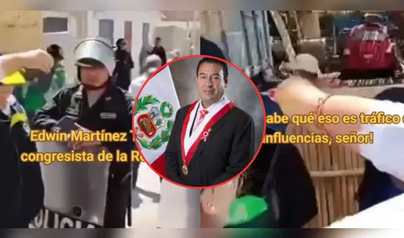 Edwin Martínez intentó usar su cargo de congresista para impedir desalojo: Habría cometido tráfico de influencias