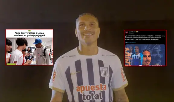 Paolo Guerrero trasciende fronteras: así reaccionó la prensa internacional a su llegada a Alianza Lima