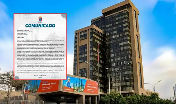 Alcalde de Talara se opone a posible privatización de PetroPerú: "Existen mecanismos para recuperarla"