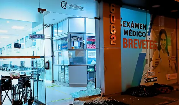 Atacan clínica Universitaria en Comas: presuntos extorsionadores dispararon 8 veces y dejaron dos heridos