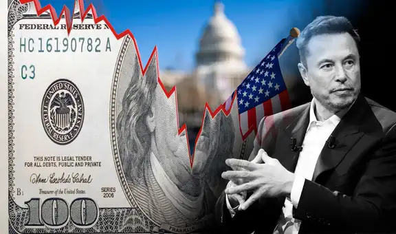 Elon Musk y Kiyosaki alertan que Estados Unidos "se encamina rápidamente hacia la bancarrota" y el dólar colapsará