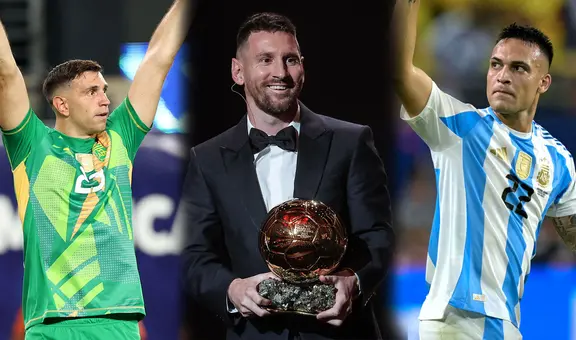 ¡Sin Messi, pero con Dibu y Lautaro! Mira la LISTA DE NOMINADOS al Balón de Oro 2024