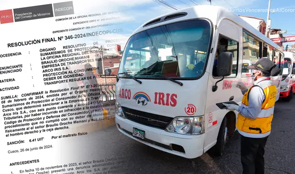 Multan a empresa de transporte con S/30.000 tras agresión a pasajeros en Cusco: hombre fue mordido en el rostro