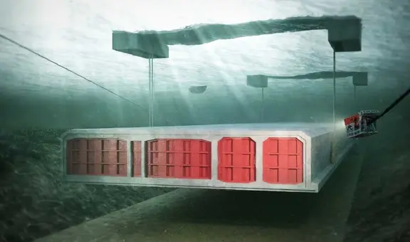 Dinamarca tira 73.000 toneladas de hormigón al mar para crear el túnel submarino más grande del mundo