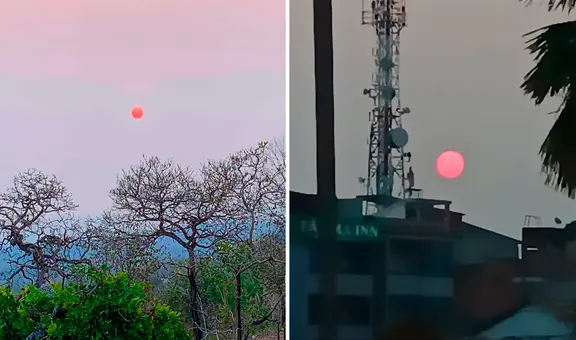 El sorprendente Sol Rojo en la selva del Perú: esta es la razón del impactante fenómeno en Tarapoto e Iquitos