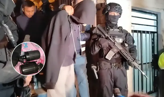 Capturan 4 integrantes de 'Los Nuevos Injertos de Comas' y decomisan 2 granadas de guerra