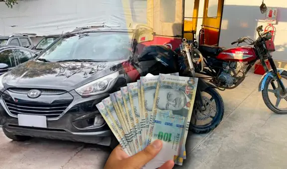 Sunat remata autos, camionetas, motos y más vehículos desde S/350: ¿cómo participar de esta subasta?