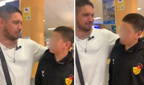 Juan Manuel Vargas tiene emotiva despedida con su hijo, quien destaca en importarte deporte: "Son decisiones"