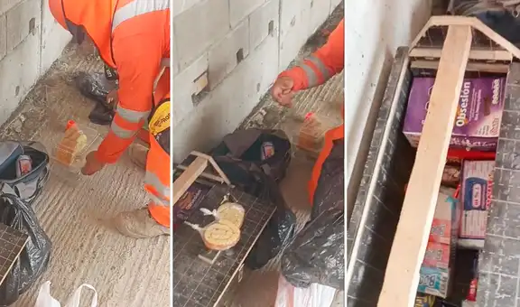 Albañil peruano sorprende a sus compañeros al vender golosinas en plena obra y le dicen: “Mente de tiburón”