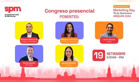La sociedad peruana de marketing llega a Arequipa con el primer Marketing Day