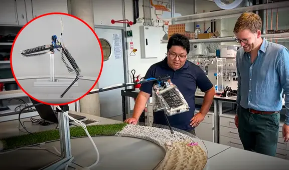 Investigadores crean la primera pierna robótica con 'músculos artificiales': puede saltar en terrenos difíciles