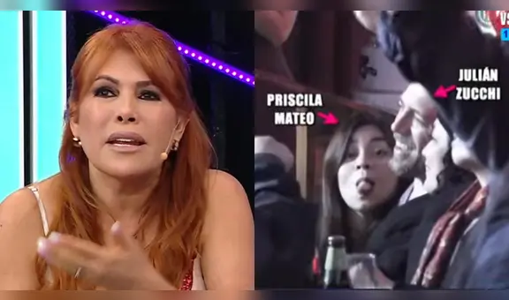 Magaly Medina critica a Priscila Mateo por mostrarse en evento con Julián Zucchi: "Ya es una farandulera"
