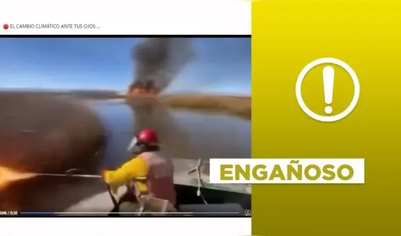 Video viral no muestra el cambio climático ni los incendios forestales en 2024