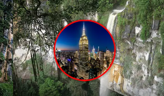 Así es la extraordinaria catarata en Perú con más de 800 metros de altura: es 2 veces más grande que el Empire State