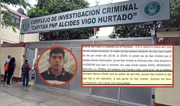 Alias 'Negrasho' acusa ante la Fiscalía que policías de la Divincri colaboran con 'Los Pulpos de Trujillo'