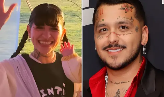 ¡Cazzu y Christian Nodal juntos de nuevo!: cantantes se lucen en el primer cumpleaños de su hija Inti