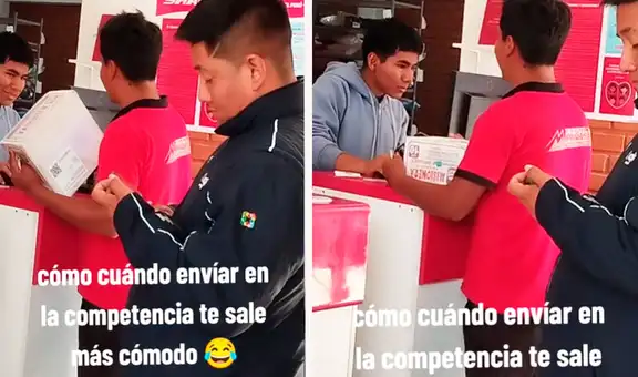 Trabajador de transporte interprovincial genera risas al enviar su encomienda con la competencia: “Más barato”