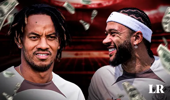 André Carrillo ganará casi 5 veces menos que Memphis Depay en el Corinthians