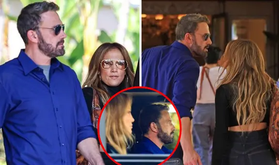 ¿Se reconcilian? Jennifer Lopez y Ben Affleck besándose en medio del divorcio