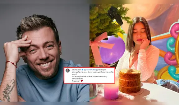 Julián Zucchi llenó show y envía dedicatoria a Priscila Mateo: "Gracias por darme valor"