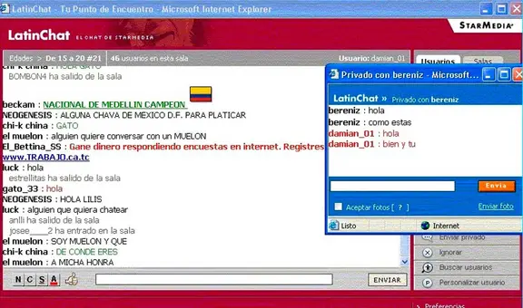 ¿Qué pasó con LatinChat, el 'Tinder de los 2000' que permitía conocer personas de todo el mundo?