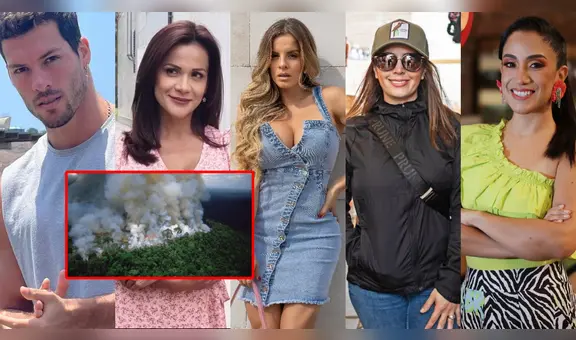 Alejandra Baigorria, Patricio Parodi y otros famosos se suman a la protesta por incendios forestales en Perú