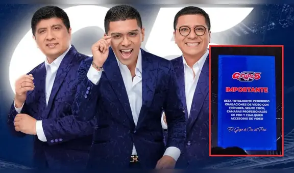 Grupo 5 PROHÍBE accesorios de video en conciertos y desata críticas entre los usuarios en redes