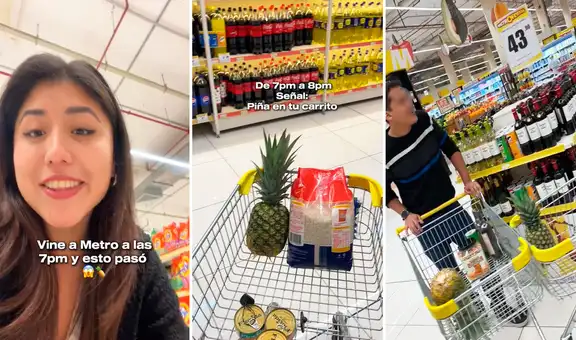 Joven prueba trend de la piña en supermercado peruano y descubre una inesperada conexión