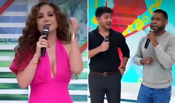 Janet Barboza exhibe a 'Giselo' EN VIVO y lo deja sin palabras: "También le escriben futbolistas y chefs"