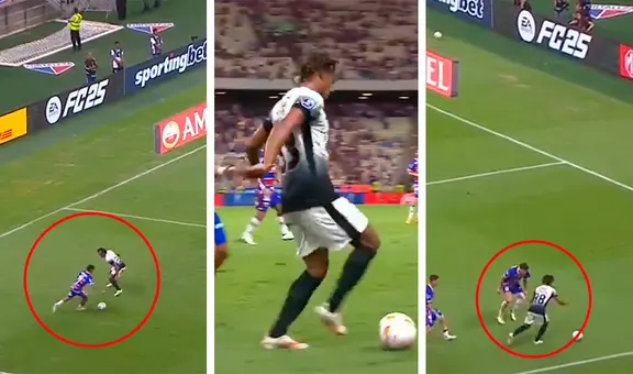 Carrillo debutó con Corinthians en Sudamericana: recuperó un balón e hizo una destacada jugada individual