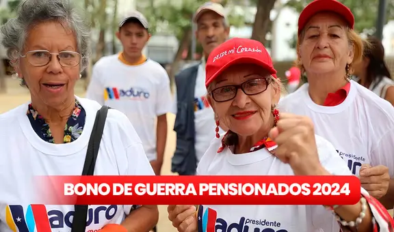 ATENCIÓN, pensionados: el Bono de Guerra de septiembre 2024 llegará pronto y con NUEVO MONTO por Patria
