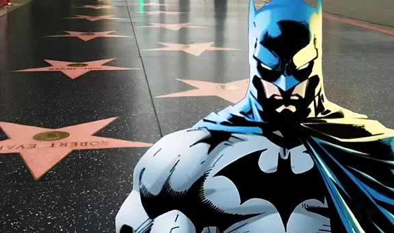 Batman hace historia como el primer superhéroe en recibir estrella en el Paseo de la Fama de Hollywood