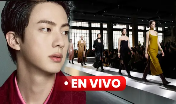 Jin de BTS en el Milan Fashion Week 2024: link oficial para ver su presentación en vivo