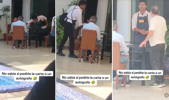 Mesero impacta por gran parecido a Christian Yaipén del Grupo 5: “No sé si pedirle la carta o autógrafo”