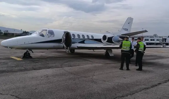 Avión oficial de Venezuela aterriza de emergencia en Cúcuta: conoce quiénes estaban a bordo