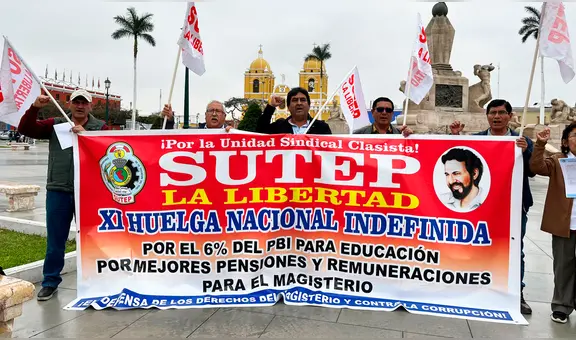 Sutep: cerca de 3.000 maestros en La Libertad paralizarán actividades por mejores condiciones laborales