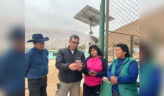 Southern Perú reduce la brecha digital en valle arriba al conectar cinco zonas con servicios de internet satelital