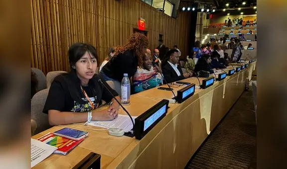 “Incendios están acabando con nuestros alimentos y la Amazonía”, dice escolar peruana ante la ONU