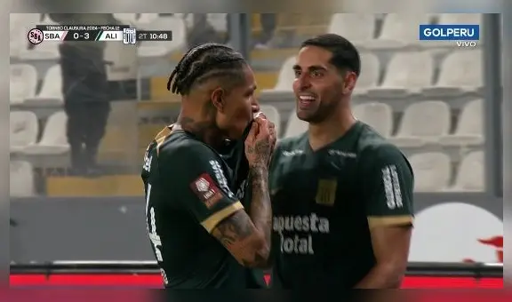 Paolo Guerrero anota su primer golazo con Alianza Lima: inició la jugada y definió con jerarquía