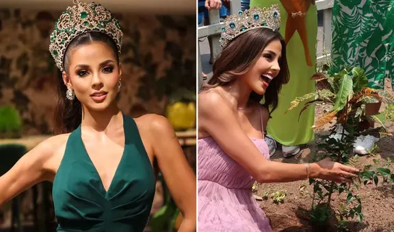 Luciana Fuster termina su reinado y entrega la corona del Miss Grand Perú en Loreto: modelo finalizó con labor social