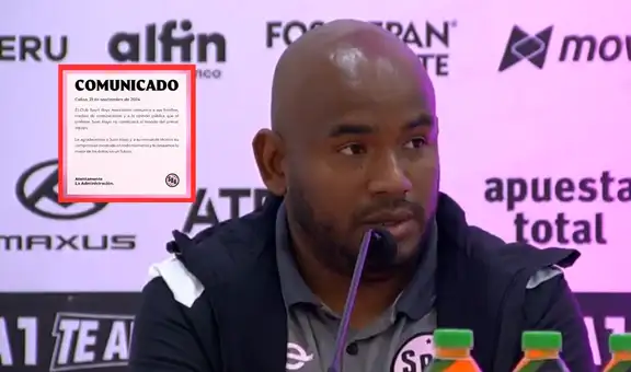 DT de Sport Boys renunció en plena conferencia de prensa tras caer goleado por Alianza Lima
